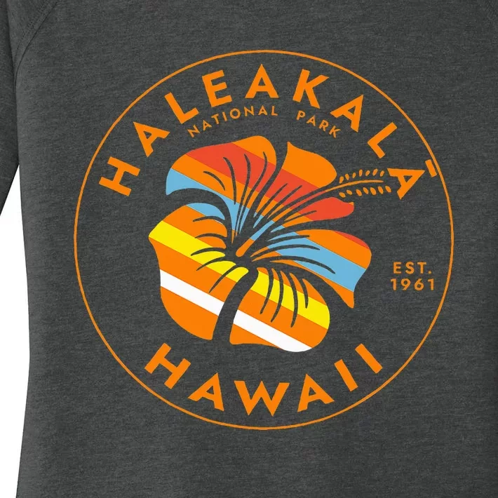 Haleakala National Park Hawaii Usa Vacation Souvenir Women's Perfect Tri Tunic Long Sleeve Shirt