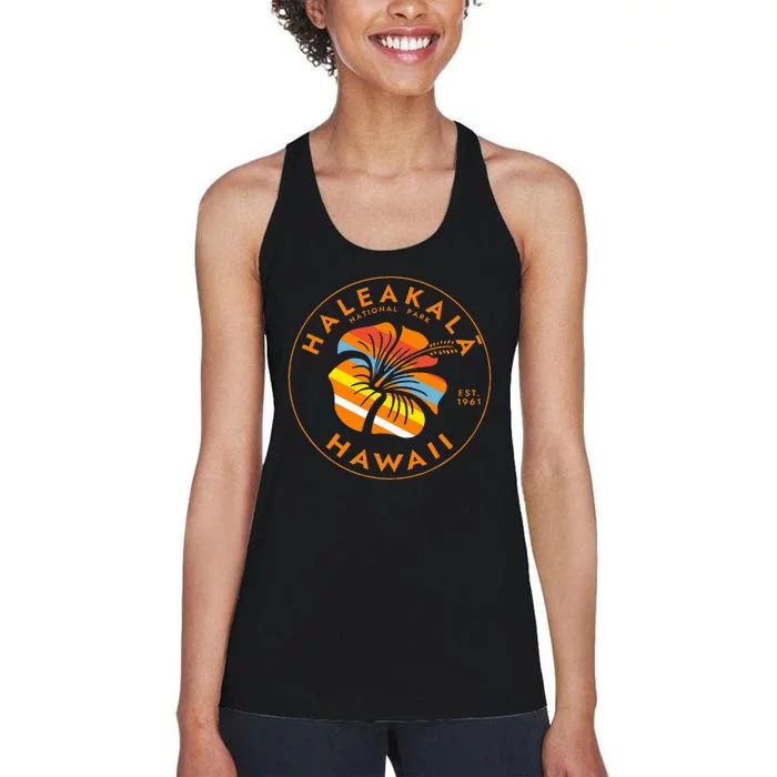 Haleakala National Park Hawaii Usa Vacation Souvenir Women's Racerback Tank