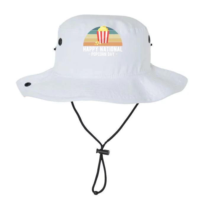 Happy National Popcorn Day Cool Gift Legacy Cool Fit Booney Bucket Hat