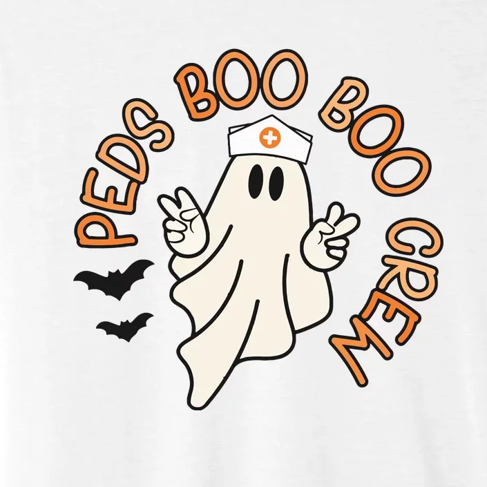 Halloween Nurse Peds Boo Boo Crew Pediatric Nurse Ghost Fall ChromaSoft Performance T-Shirt