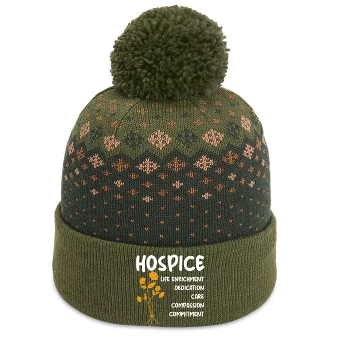 Hospice Nursing Patient Palliative Care Hospice Nurse Great Gift The Baniff Cuffed Pom Beanie