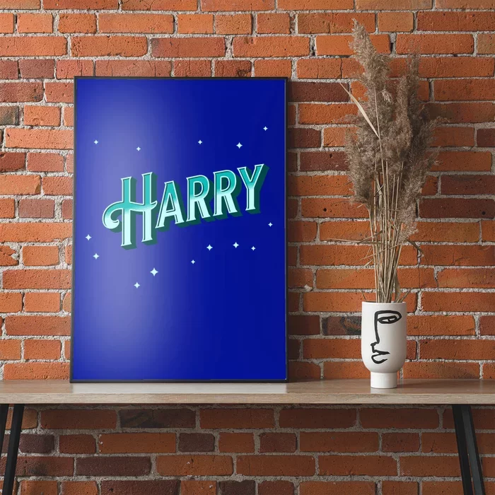 Harry Name Personalised Gift Poster