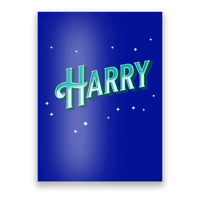 Harry Name Personalised Gift Poster