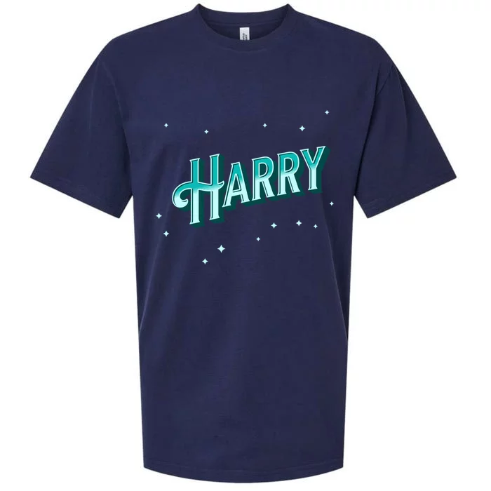 Harry Name Personalised Gift Sueded Cloud Jersey T-Shirt