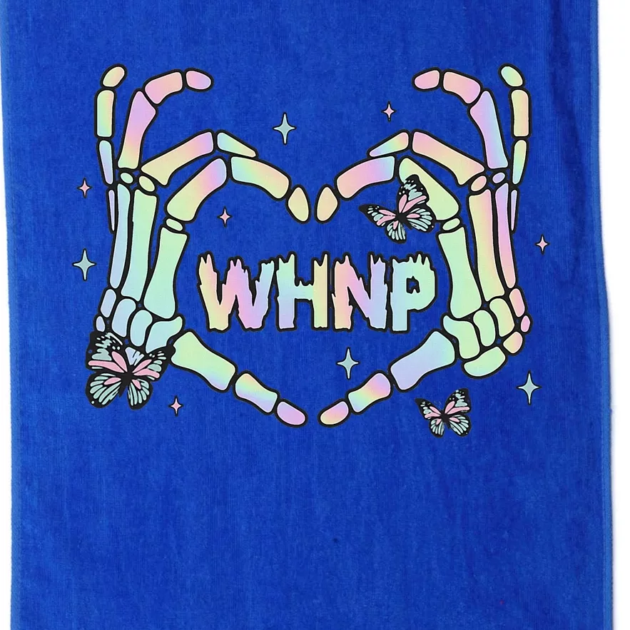 Health Nurse Practitioner Retro Groovy Skeleton Platinum Collection Golf Towel