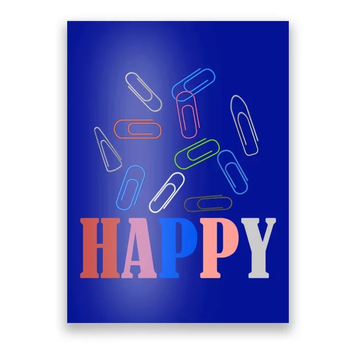 Happy National Paperclip Day National Paperclip Day Gift Poster