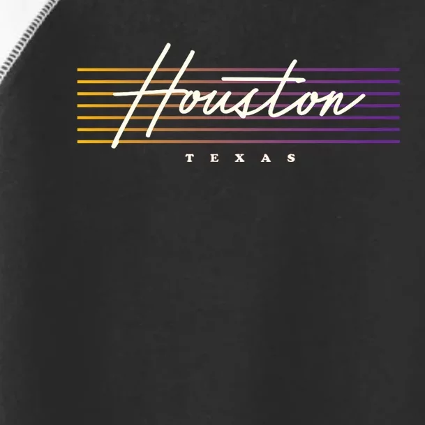 Houston Nostalgic Retro Style Texas Toddler Fine Jersey T-Shirt