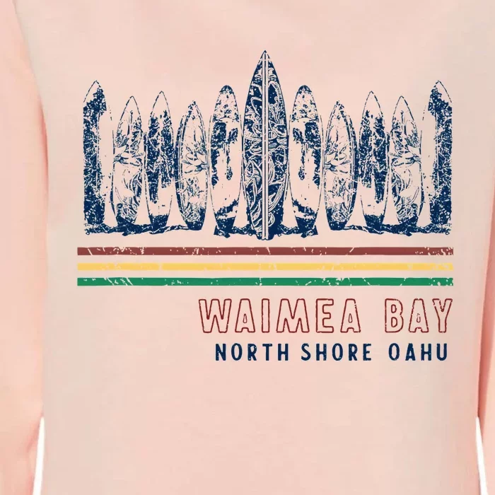 Hawaii North Shore Oahu Waimea Bay Womens California Wash Sweatshirt