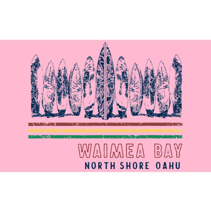 Hawaii North Shore Oahu Waimea Bay Bumper Sticker