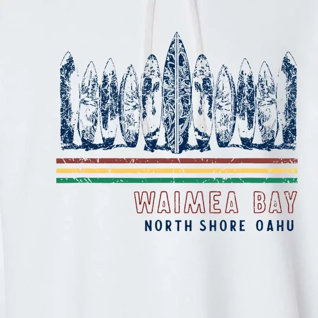 Hawaii North Shore Oahu Waimea Bay Garment-Dyed Fleece Hoodie