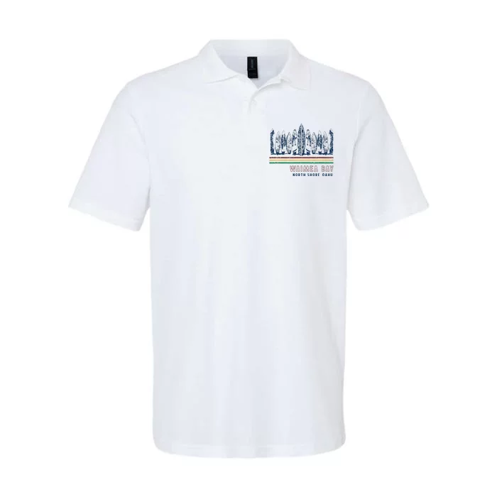 Hawaii North Shore Oahu Waimea Bay Softstyle Adult Sport Polo