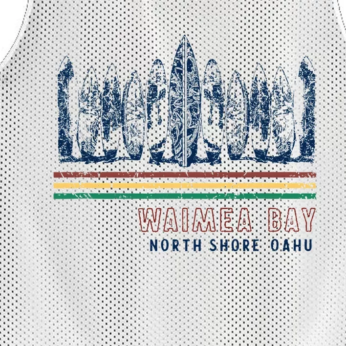 Hawaii North Shore Oahu Waimea Bay Mesh Reversible Basketball Jersey Tank