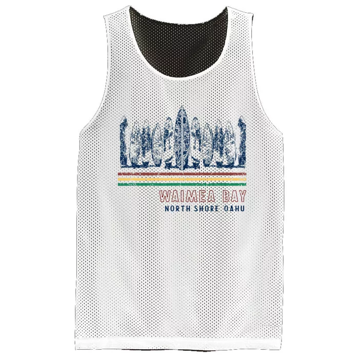 Hawaii North Shore Oahu Waimea Bay Mesh Reversible Basketball Jersey Tank