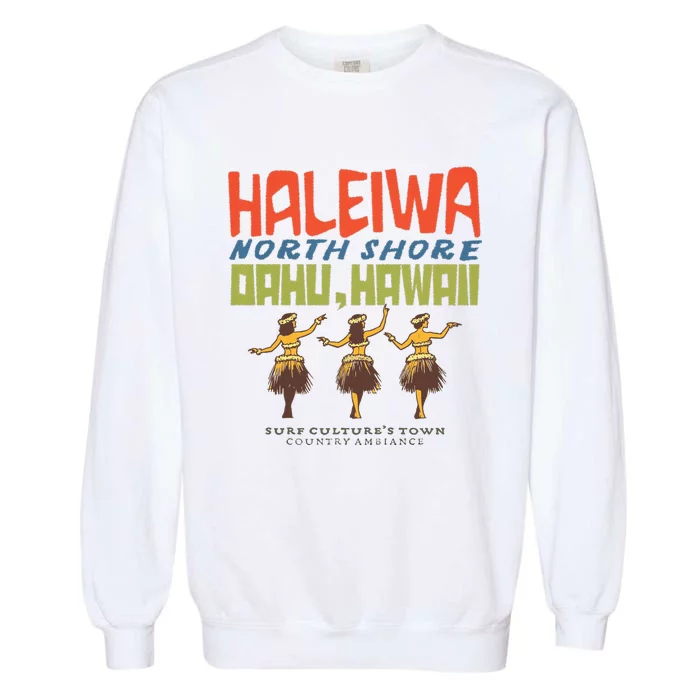 Haleiwa North Shore Oahu Garment-Dyed Sweatshirt