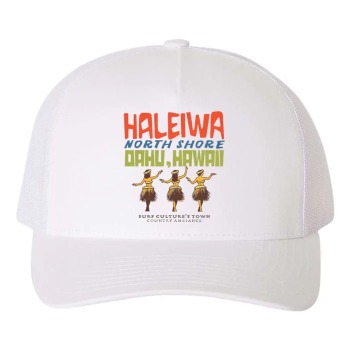 Haleiwa North Shore Oahu Yupoong Adult 5-Panel Trucker Hat