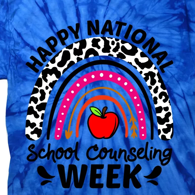 Happy National School Counseling Week Eletary Middle Gift Tie-Dye T-Shirt