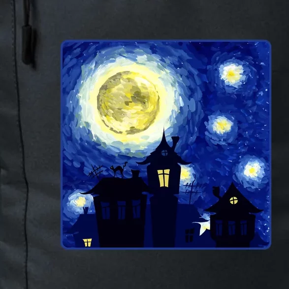 Halloween Nights, Starry Night Painting Daily Commute Backpack