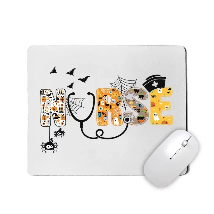 Halloween Nurse Spooky Nurse School Mousepad