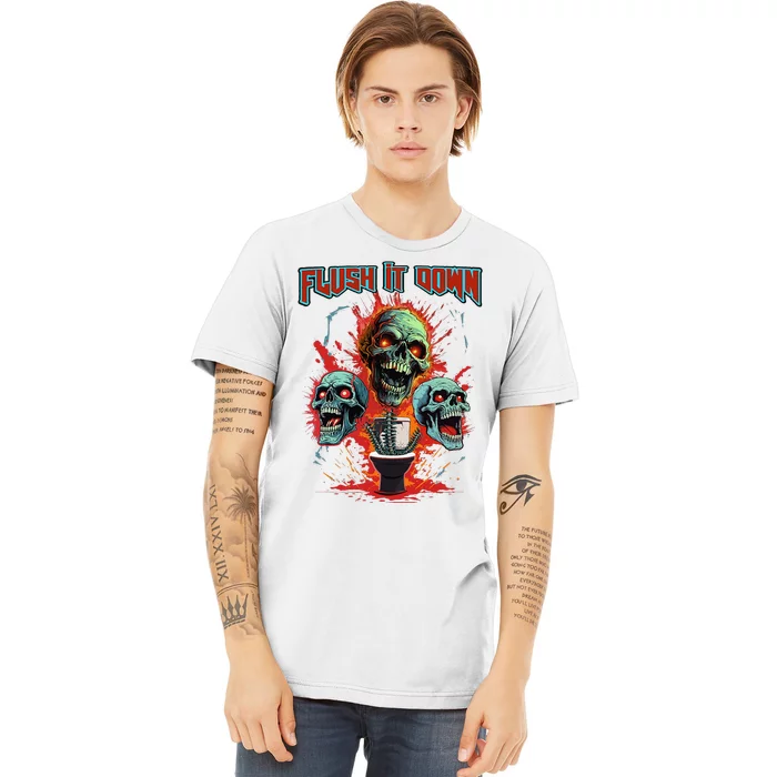 Horror Night Scary Skeletons The Halloween Horror Story Premium T-Shirt