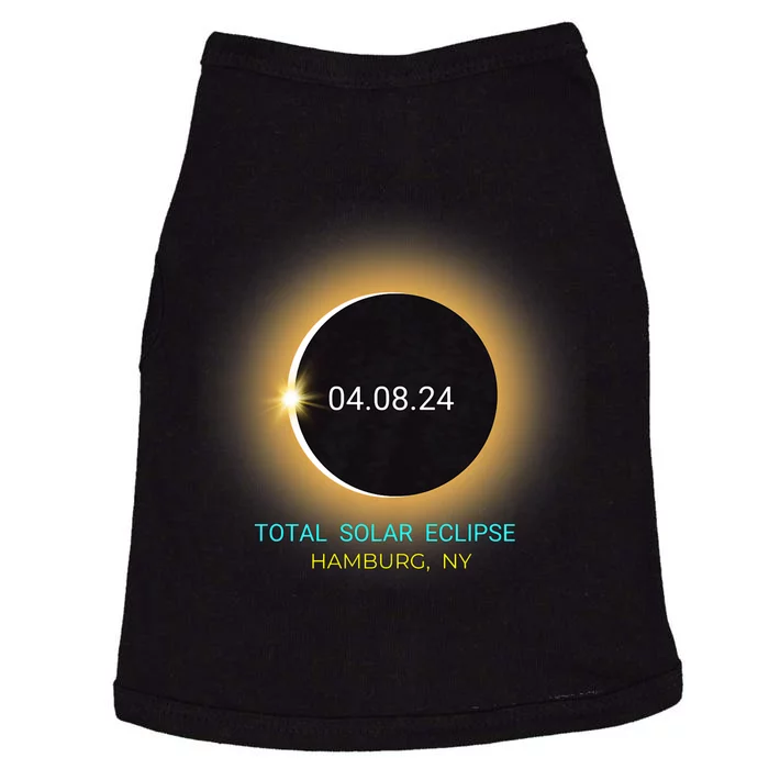 Hamburg Ny Total Solar Eclipse 040824 New York Souvenir Doggie Tank