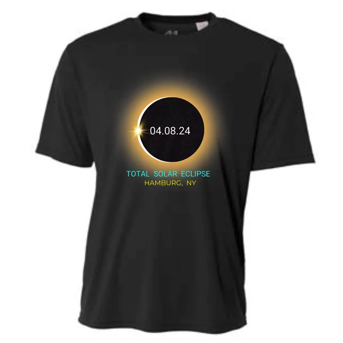 Hamburg Ny Total Solar Eclipse 040824 New York Souvenir Cooling Performance Crew T-Shirt