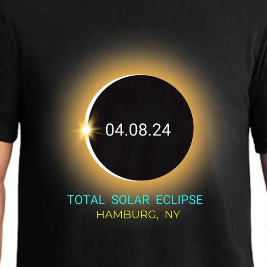 Hamburg Ny Total Solar Eclipse 040824 New York Souvenir Pajama Set