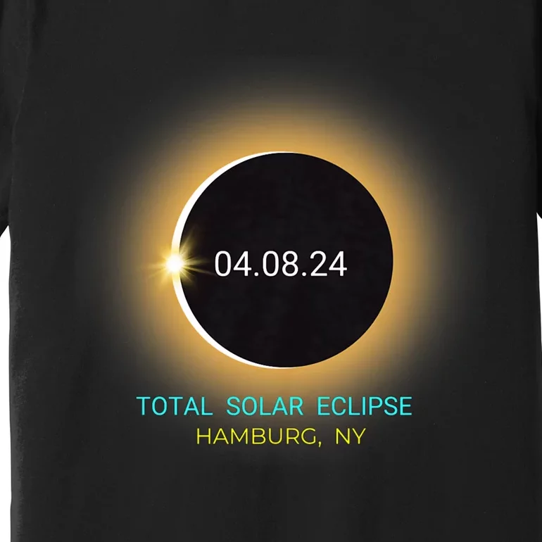 Hamburg Ny Total Solar Eclipse 040824 New York Souvenir Premium T-Shirt