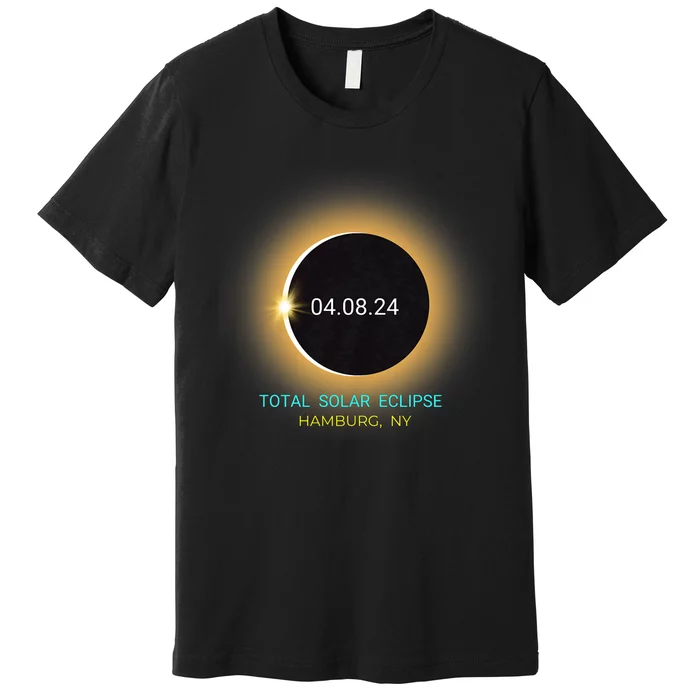 Hamburg Ny Total Solar Eclipse 040824 New York Souvenir Premium T-Shirt