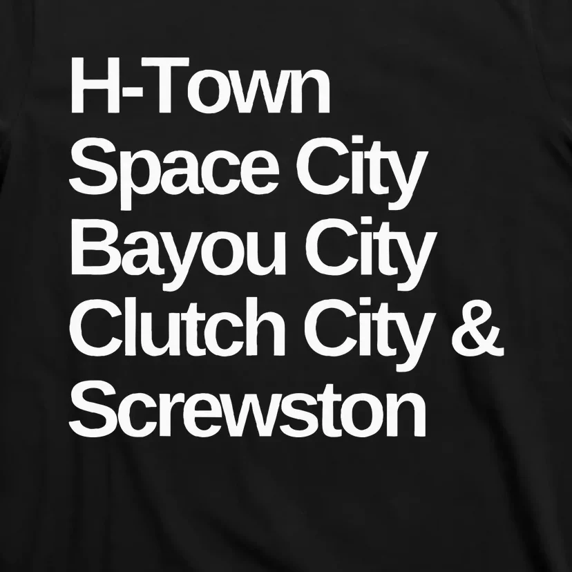 Houston Nicknames Texas T-Shirt