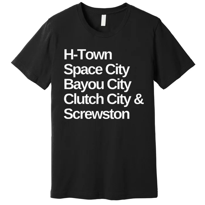 Houston Nicknames Texas Premium T-Shirt