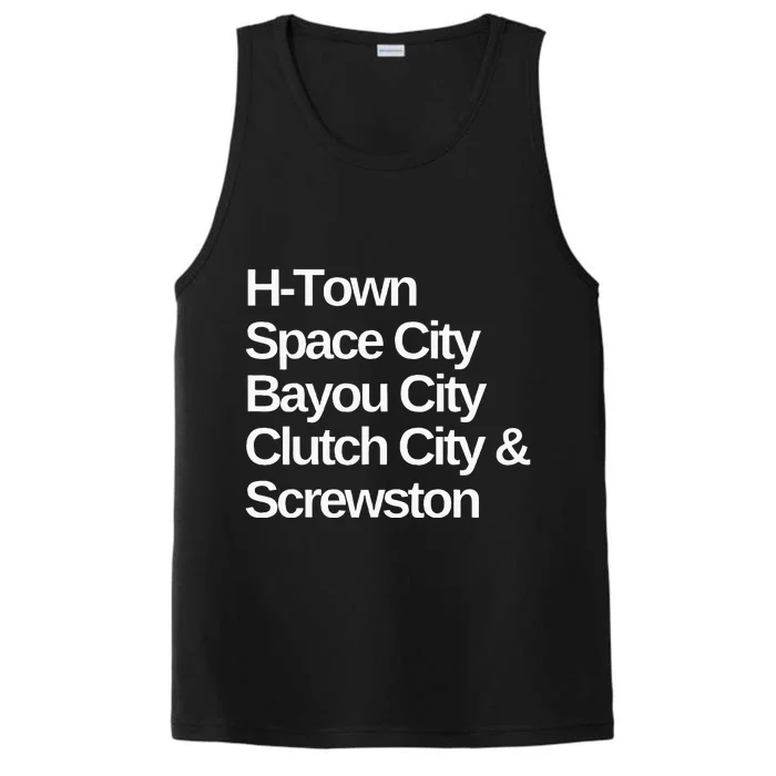 Houston Nicknames Texas Performance Tank