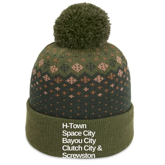 Houston Nicknames Texas The Baniff Cuffed Pom Beanie