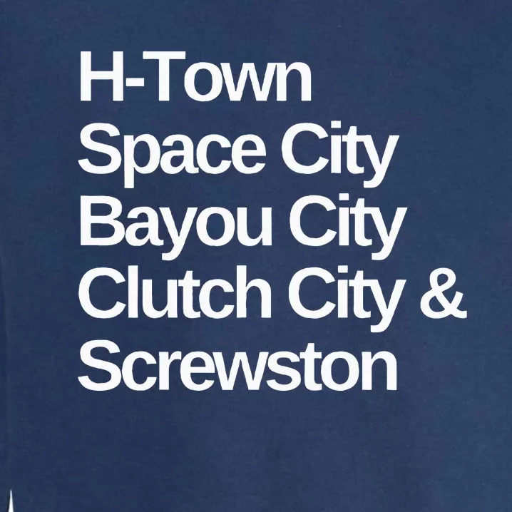 Houston Nicknames Texas Garment-Dyed Sweatshirt