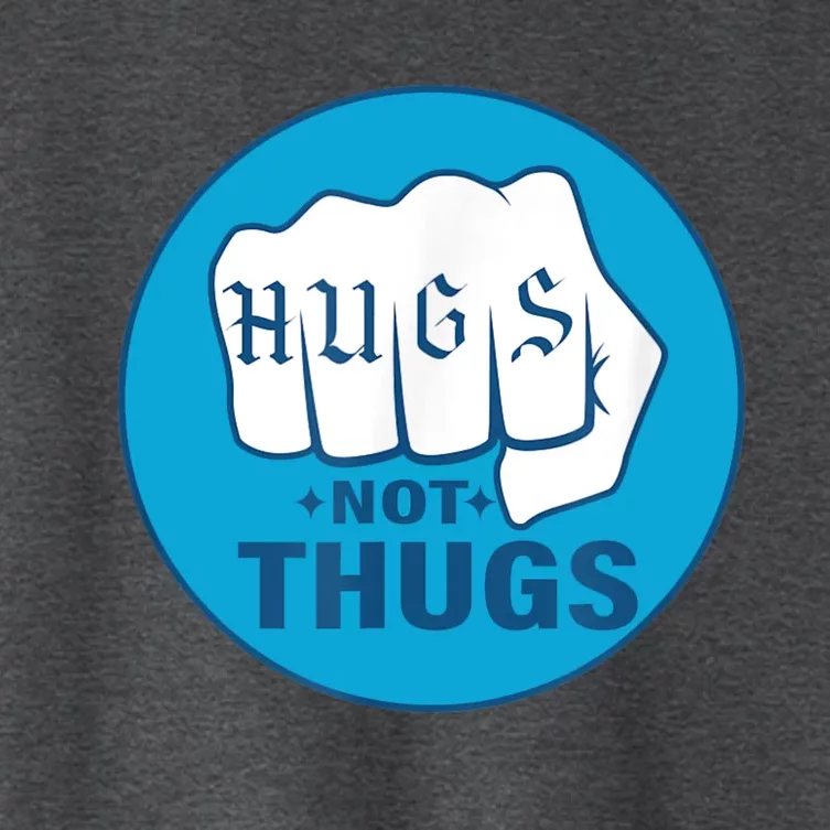 HUGS NOT THUGS Women's Crop Top Tee