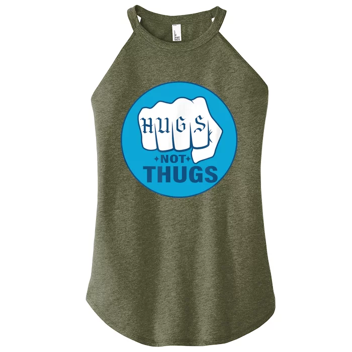 HUGS NOT THUGS Women’s Perfect Tri Rocker Tank