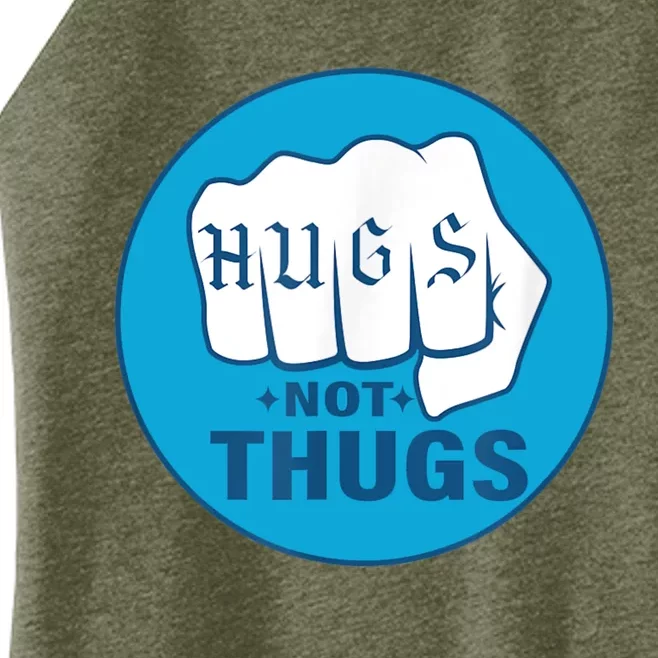 HUGS NOT THUGS Women’s Perfect Tri Rocker Tank