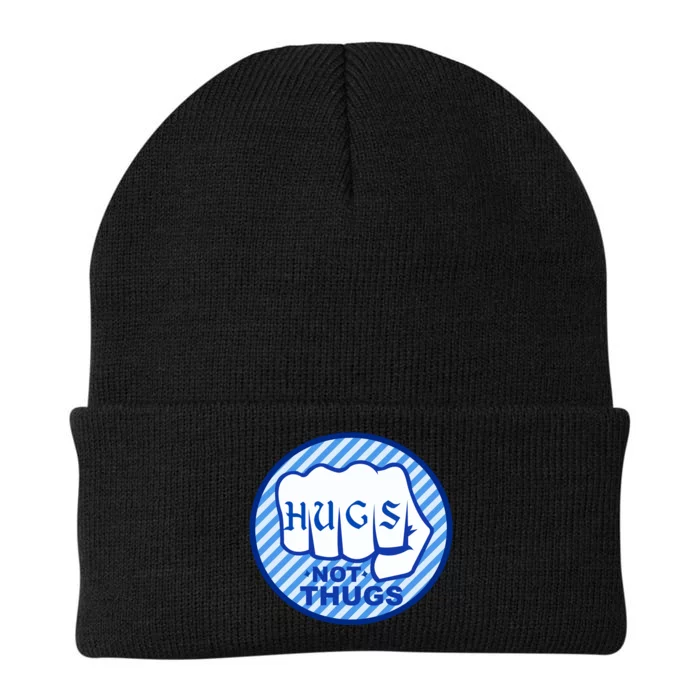 HUGS NOT THUGS Knit Cap Winter Beanie