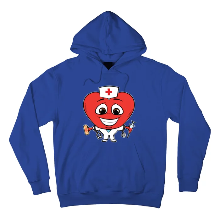 Heart Nurse Valentines Day Cute Rn Lpn Nursing Students Great Gift Hoodie