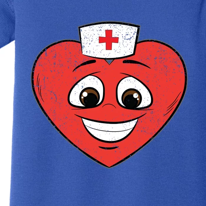 Heart Nurse Valentines Day Cute Rn Lpn Nursing Students Gift Baby Bodysuit