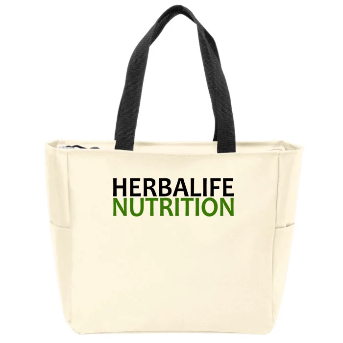 Herbalife Nutrition Vegan Gift Funny Gift Zip Tote Bag