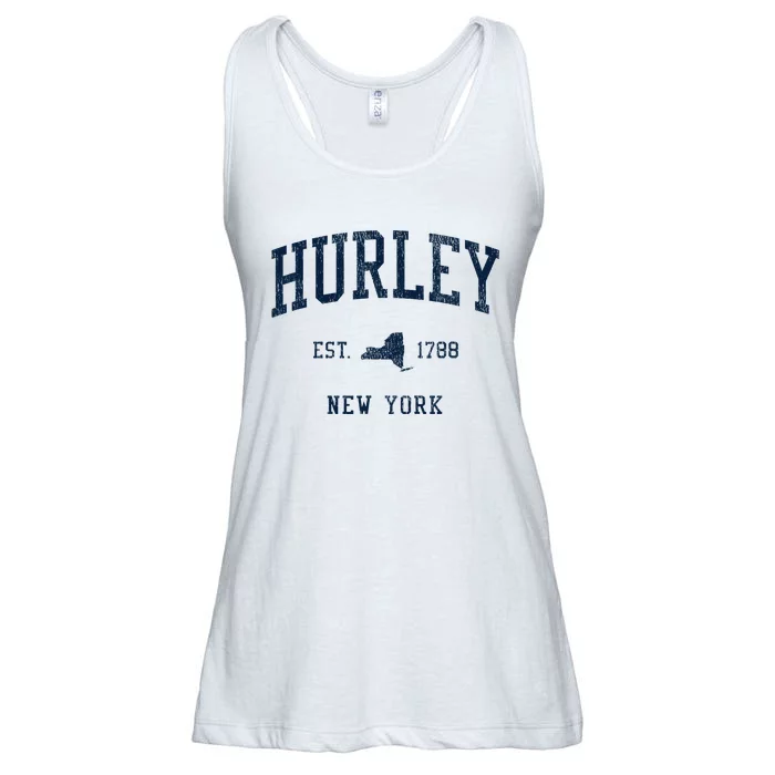 Hurley Ny Vintage Athletic Sports Jsn1 Ladies Essential Flowy Tank