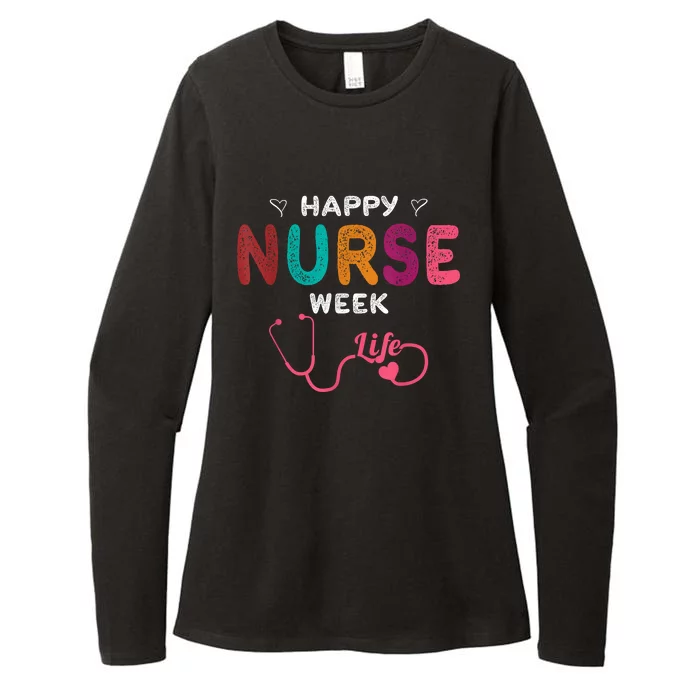 Happy Nurse Week Womens CVC Long Sleeve Shirt