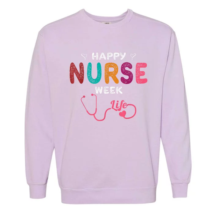 Happy Nurse Week Garment-Dyed Sweatshirt