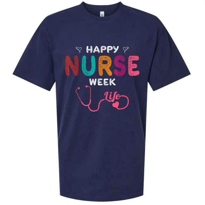 Happy Nurse Week Sueded Cloud Jersey T-Shirt