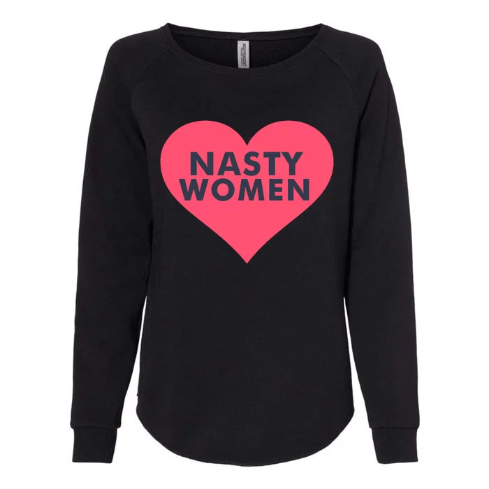 Hillary Nasty Woman Womens California Wash Sweatshirt