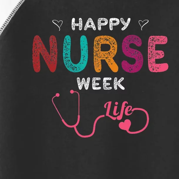 Happy Nurse Week Toddler Fine Jersey T-Shirt