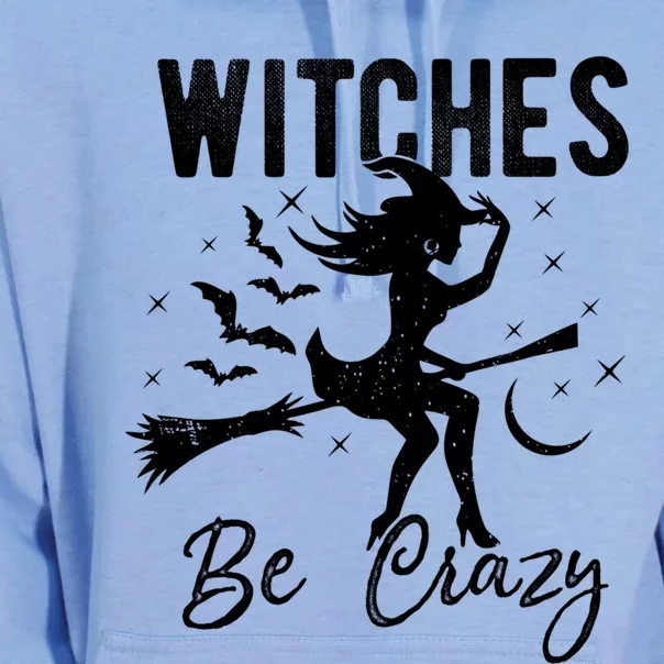 Halloween Night Witches Be Crazy Funny Party Costume Witch Gift Unisex Surf Hoodie