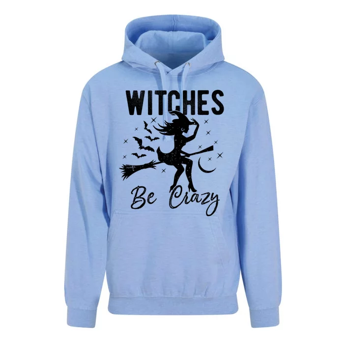 Halloween Night Witches Be Crazy Funny Party Costume Witch Gift Unisex Surf Hoodie