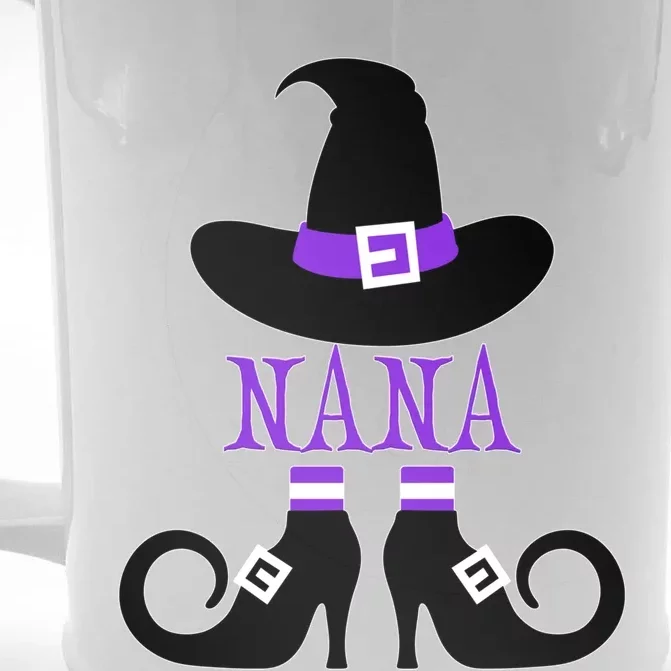 Halloween Nana Witch Gift Front & Back Beer Stein