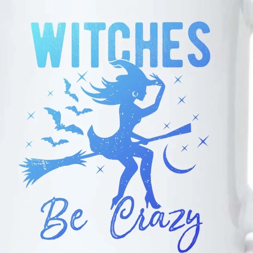 Halloween Night Witches Be Crazy Funny Party Costume Witch Gift Black Color Changing Mug